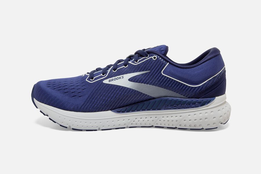 Transcend 7 Road Brooks Running Shoes NZ Mens - Navy/Silver - DMJTAP-453